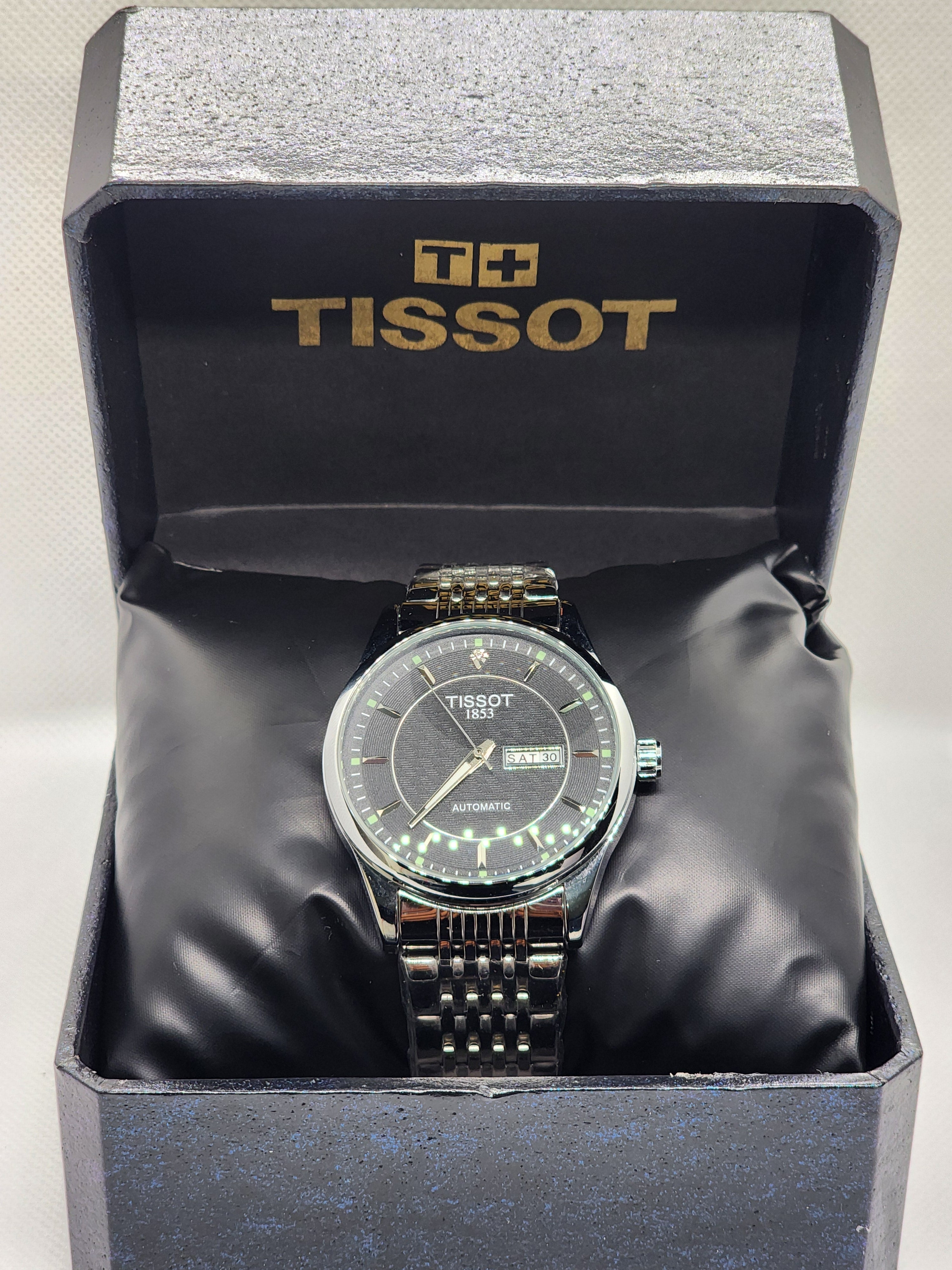 Tissot Mens Le Locle Stainless Steel Dress Watch