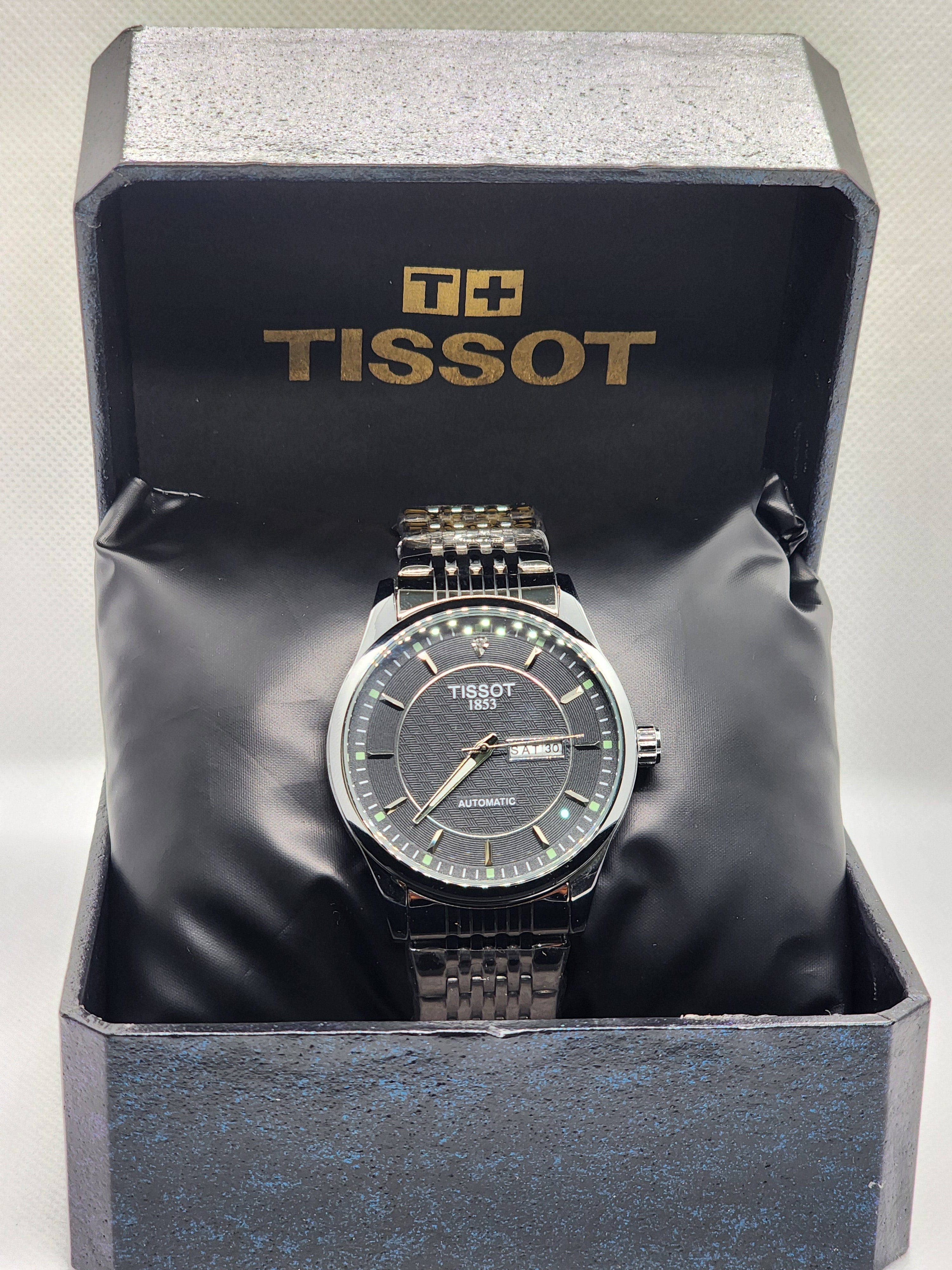 Tissot Mens Le Locle Stainless Steel Dress Watch