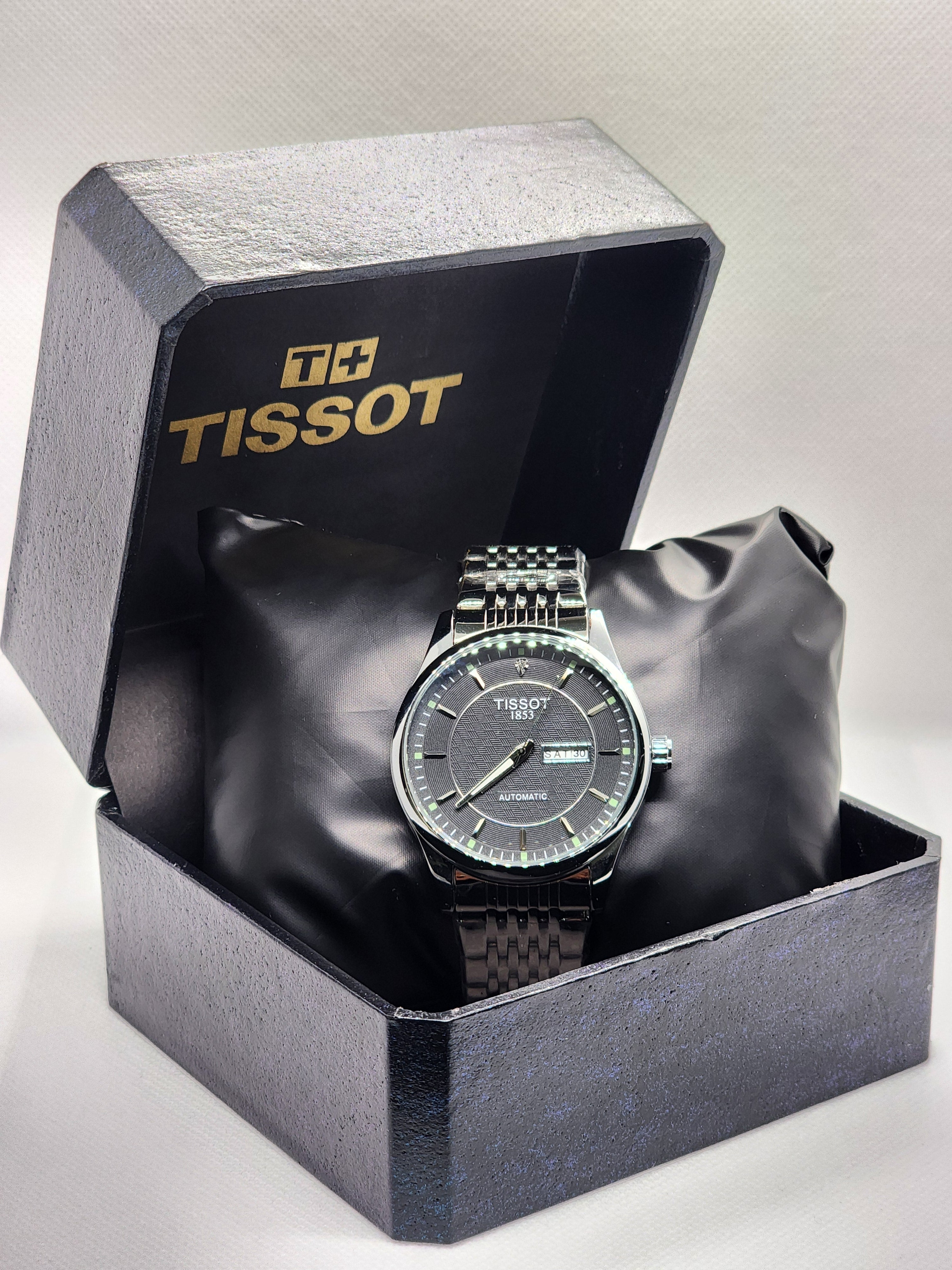 Tissot Mens Le Locle Stainless Steel Dress Watch