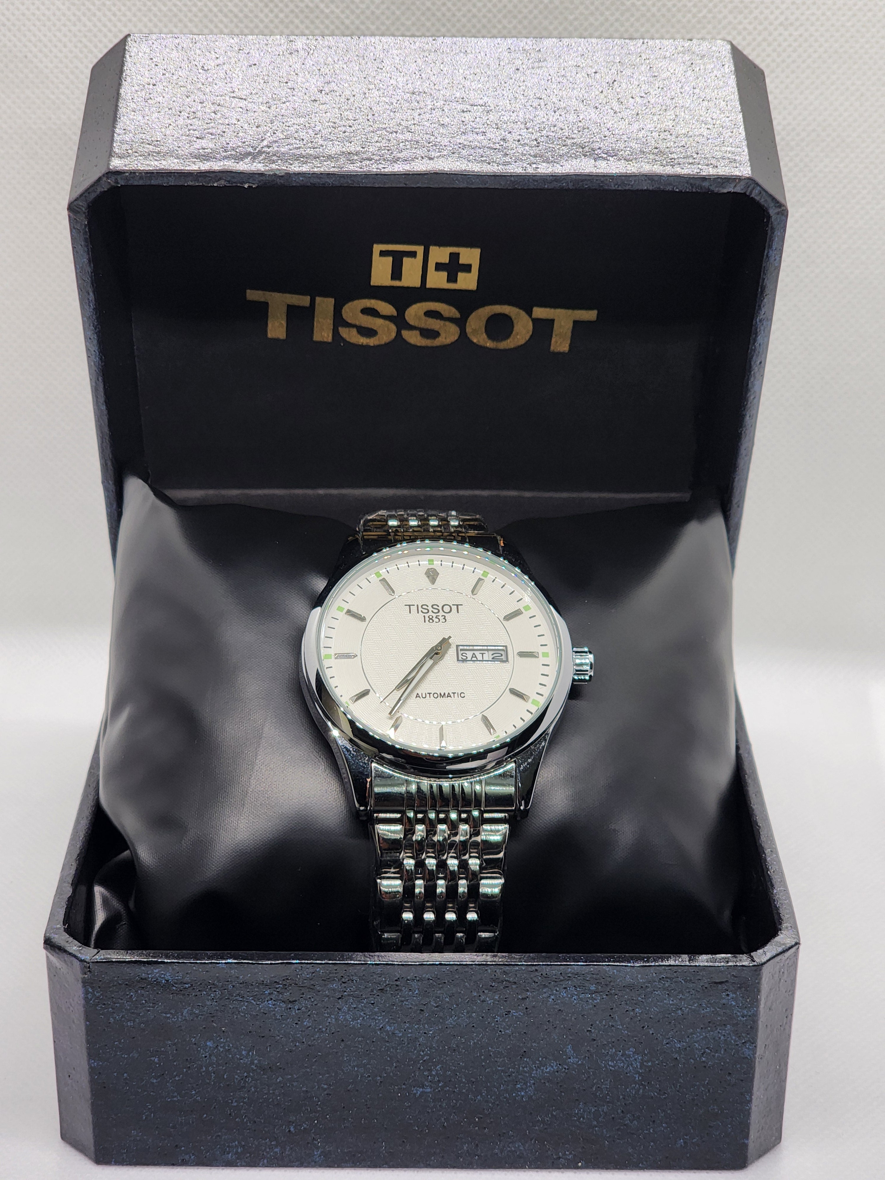 Tissot Mens Le Locle Stainless Steel Dress Watch