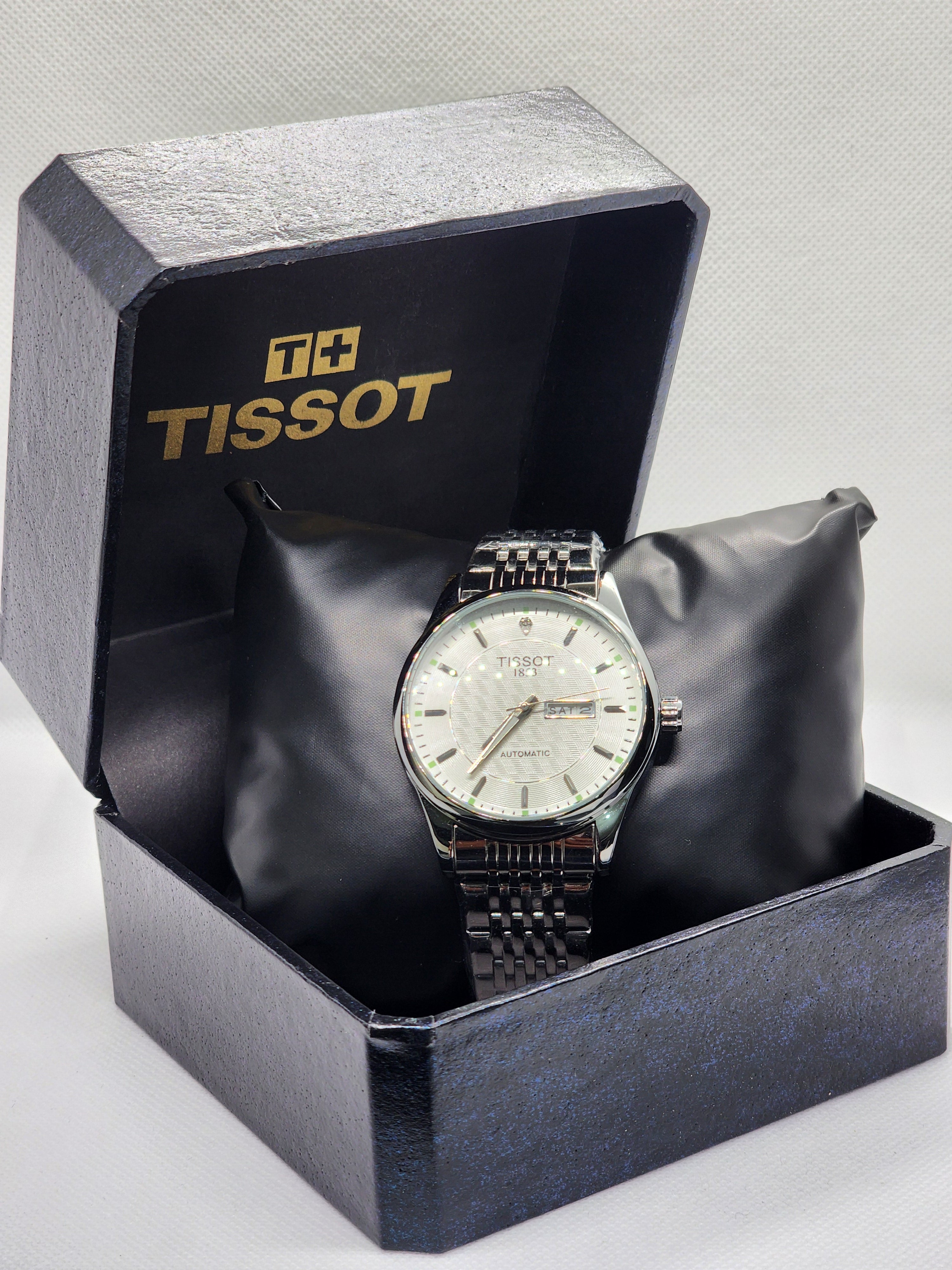 Tissot Mens Le Locle Stainless Steel Dress Watch