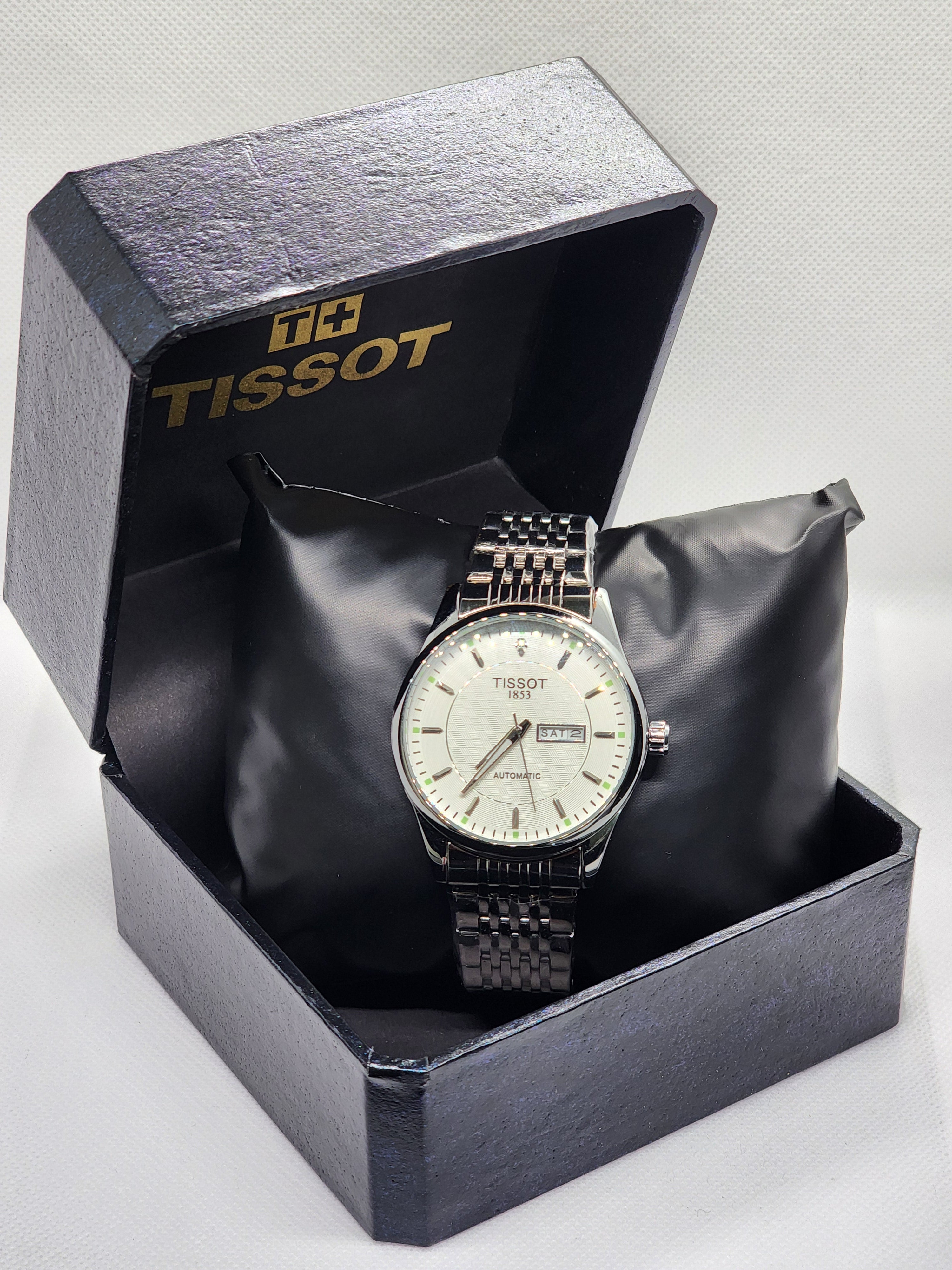 Tissot Mens Le Locle Stainless Steel Dress Watch